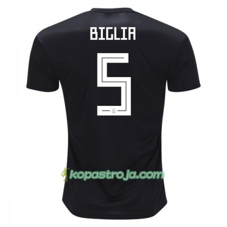 Billiga Fotbollströjor Argentina Biglia 5 VM 2018 Borta tröja